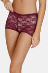 Zivame Low Rise Full Coverage Boyshorts - Dark Purple — thumbnail 5